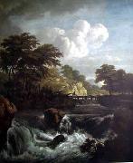 Jacob van Ruisdael Sunlight on the Waterfront Sweden oil painting reproduction